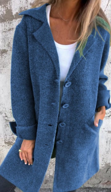 Stella | Wool coat with buttons