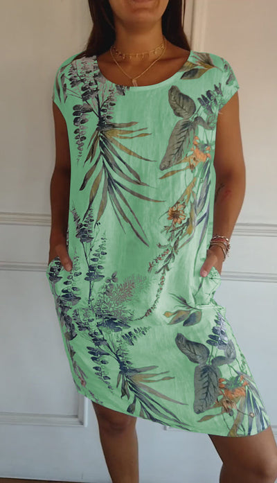 Anne Lisa | Comfortable Round Neck Dress