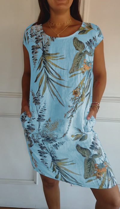 Anne Lisa | Comfortable Round Neck Dress