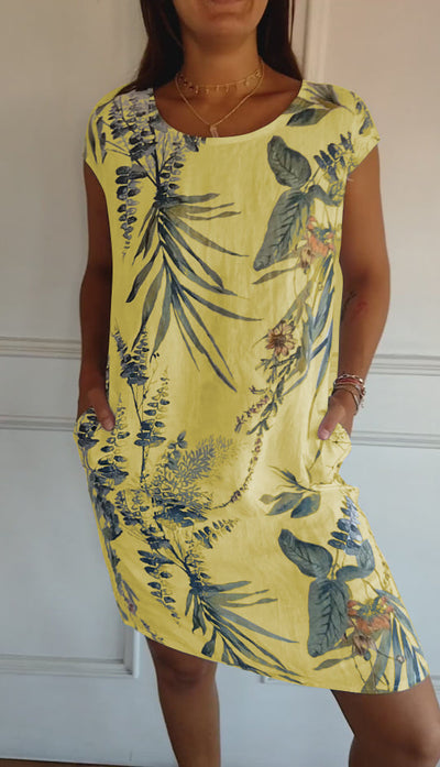 Anne Lisa | Comfortable Round Neck Dress