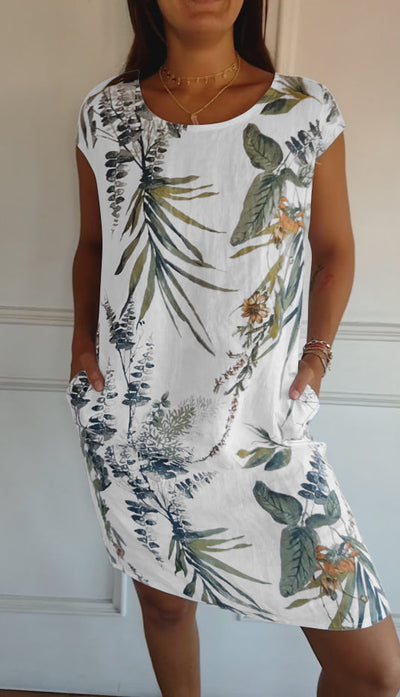 Anne Lisa | Comfortable Round Neck Dress
