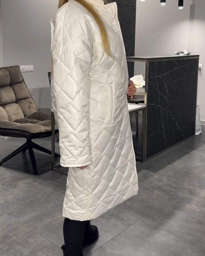 DAISY | Casual Lapel Mid-length Cotton Coat