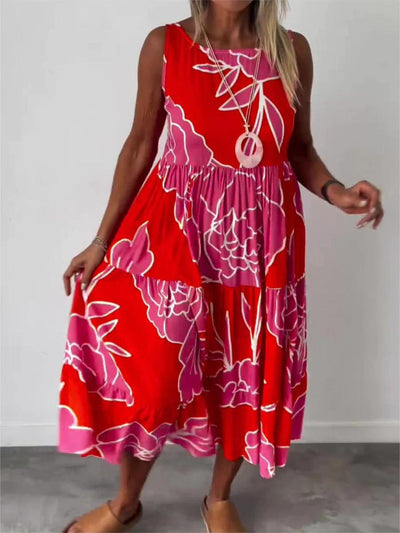 Kendra | Elegant Floral Print Dress