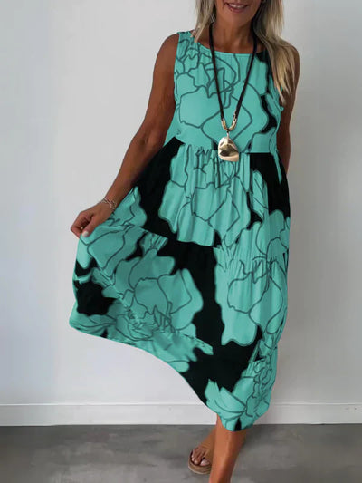 Kendra | Elegant Floral Print Dress