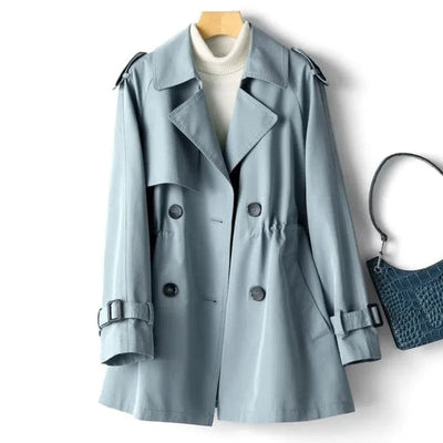 Zena | Elegant Double Button Trench Coat