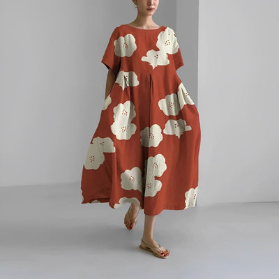 Eva | Elegant Floral Bohemian Dress