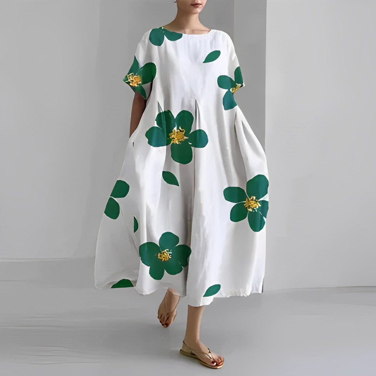 Eva | Elegant Floral Bohemian Dress