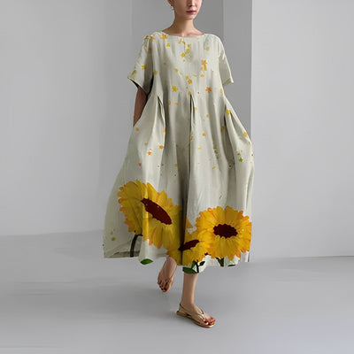 Eva | Elegant Floral Bohemian Dress