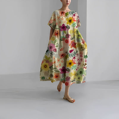 Eva | Elegant Floral Bohemian Dress