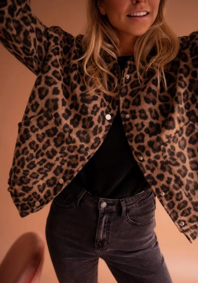 Leona | The leopard bomber jacket