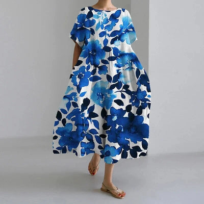 Eva | Elegant Floral Bohemian Dress