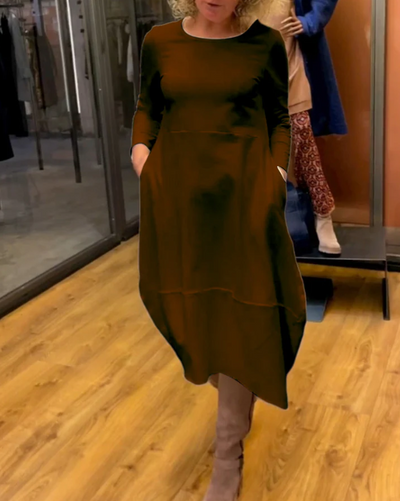 Clara | Midi dress with pockets