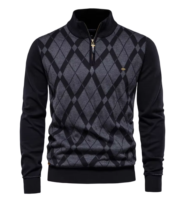 London Lifestyle™ | Half-Zip Men's Sweater