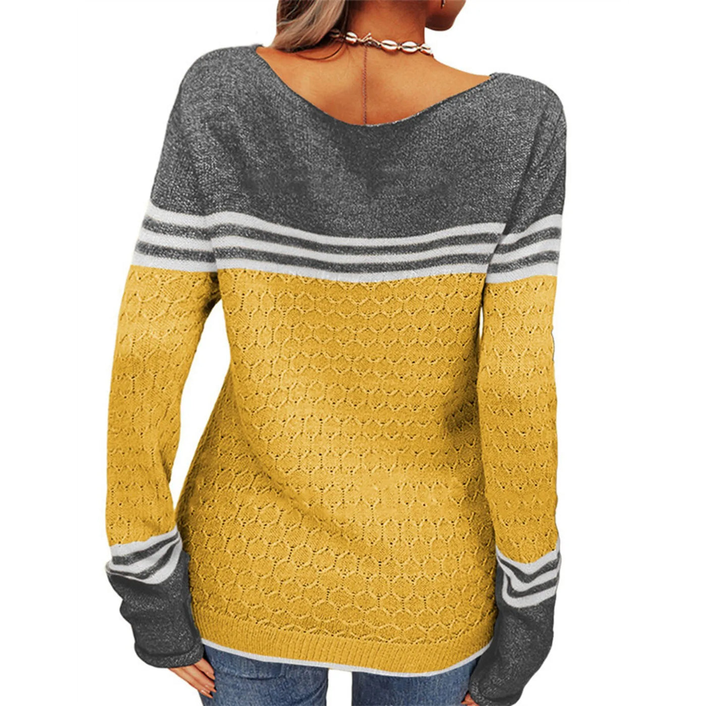 Frances | Casual Striped Sweater