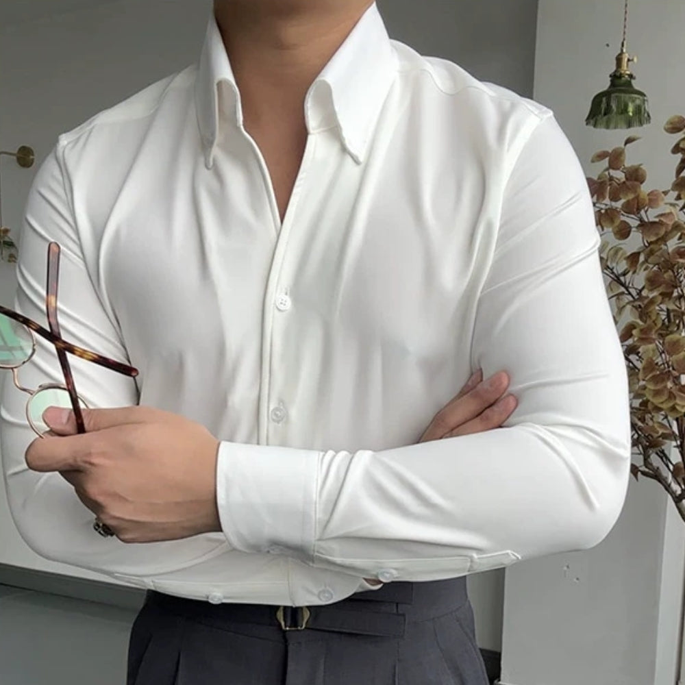 Egon | Sporty V-neck shirt