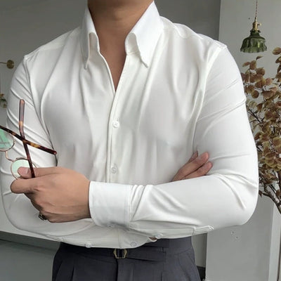 Egon | Sporty V-neck shirt
