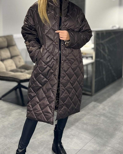DAISY | Casual Lapel Mid-length Cotton Coat