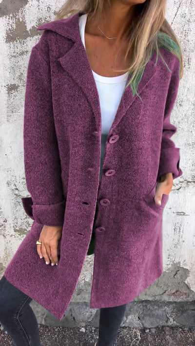Stella | Wool coat with buttons