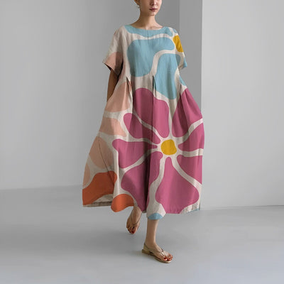 Eva | Elegant Floral Bohemian Dress
