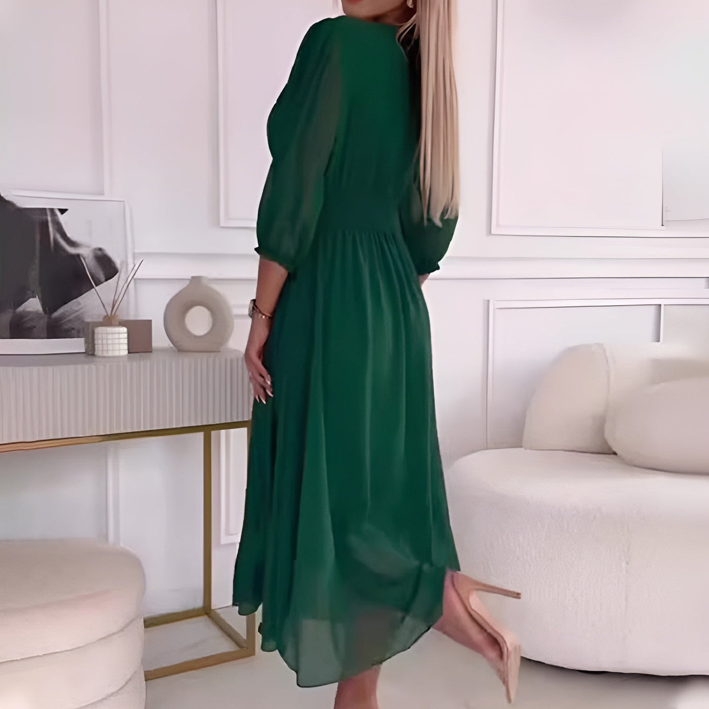 Abigail | Light Silky Chiffon Dress