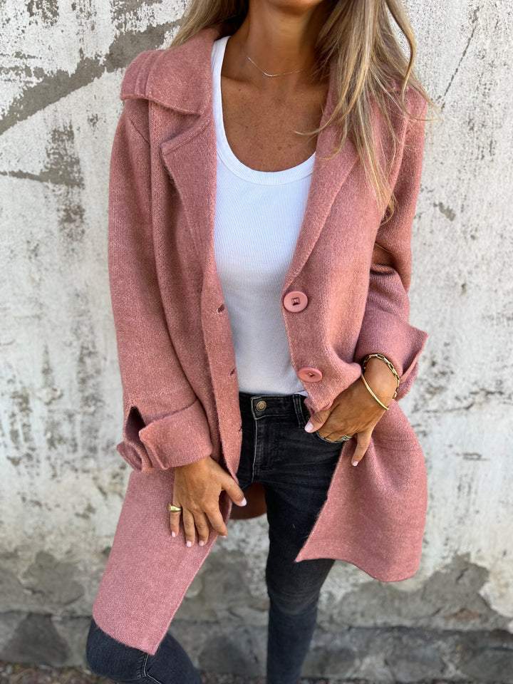 Stella | Wool coat with buttons