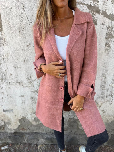 Stella | Wool coat with buttons