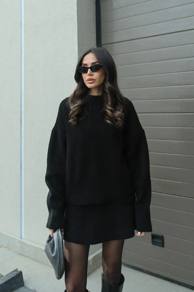 Harper™ | Knitted Skirt Suit Set