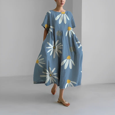 Eva | Elegant Floral Bohemian Dress