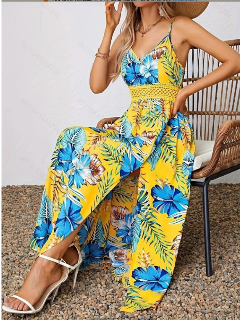 Amantha | Long Slit Dress