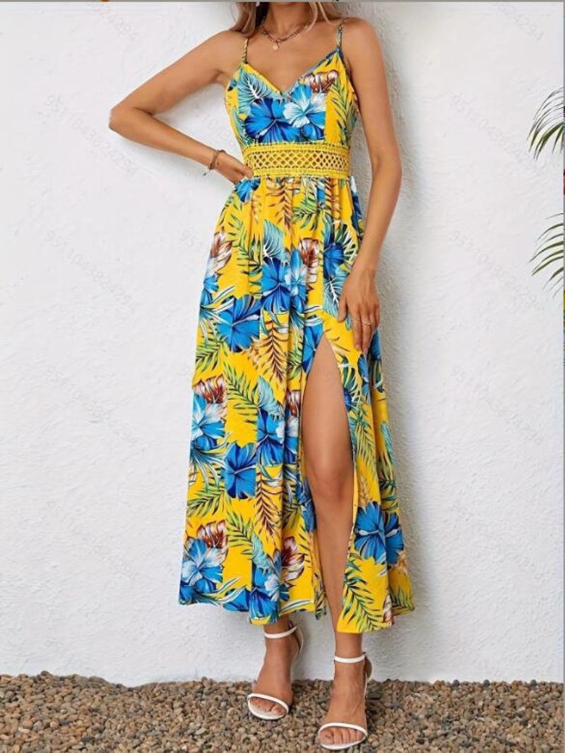 Amantha | Long Slit Dress