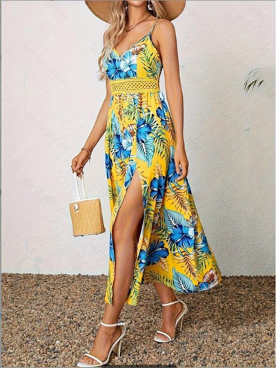 Amantha | Long Slit Dress